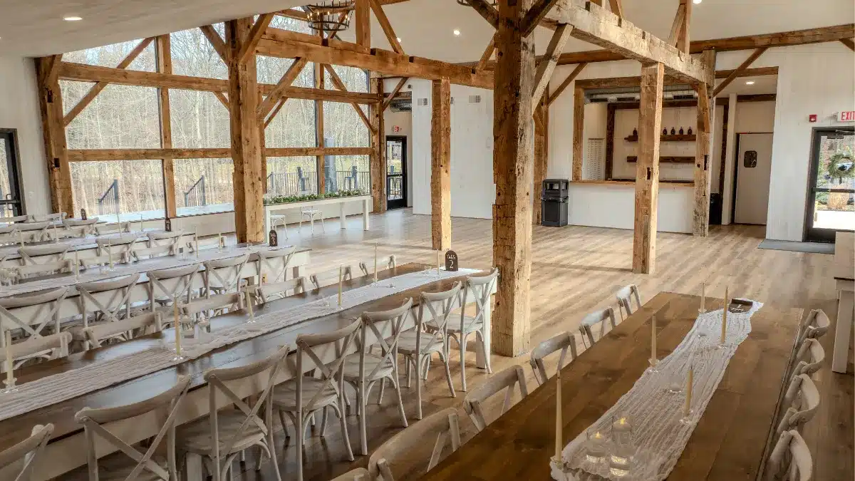 Standing Rock Farms 1837 Barn wedding venue with on-site lodging Northeast Ohio