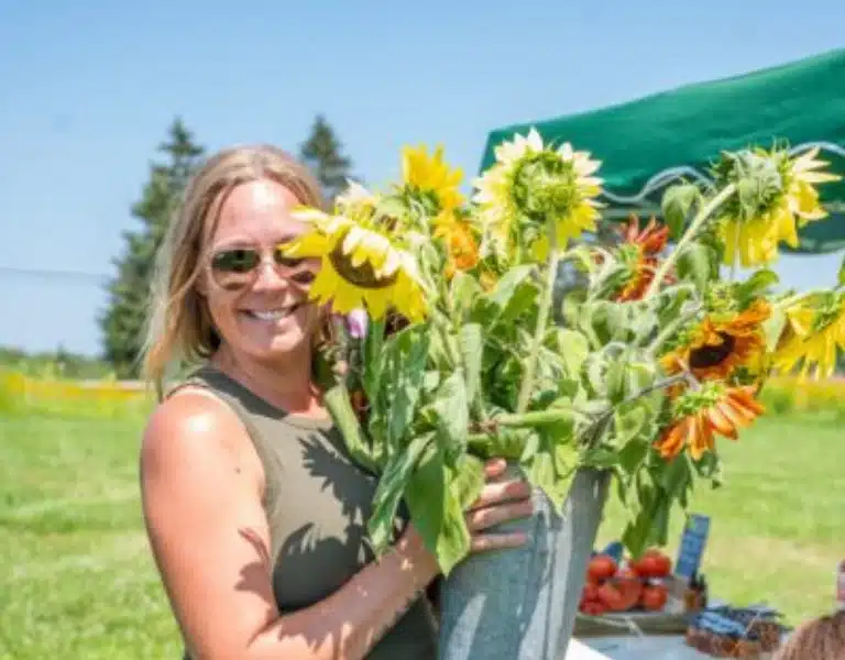 resh cut flowers from Standing Rock Farms floriculture fields in Grand River Valley Ohio