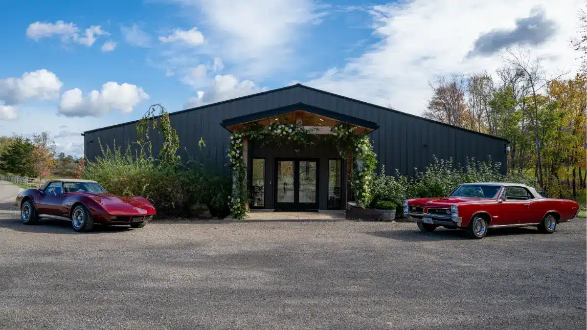 Exterior The Flower Farm Wedding venue with on-site lodging in Ohio at Standing Rock Farms Madison